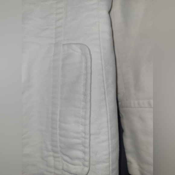 MNG by Mango 100% cotton beige/tan jacket womens XXS - Picture 3 of 9